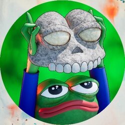 Skull of Pepe Token logo