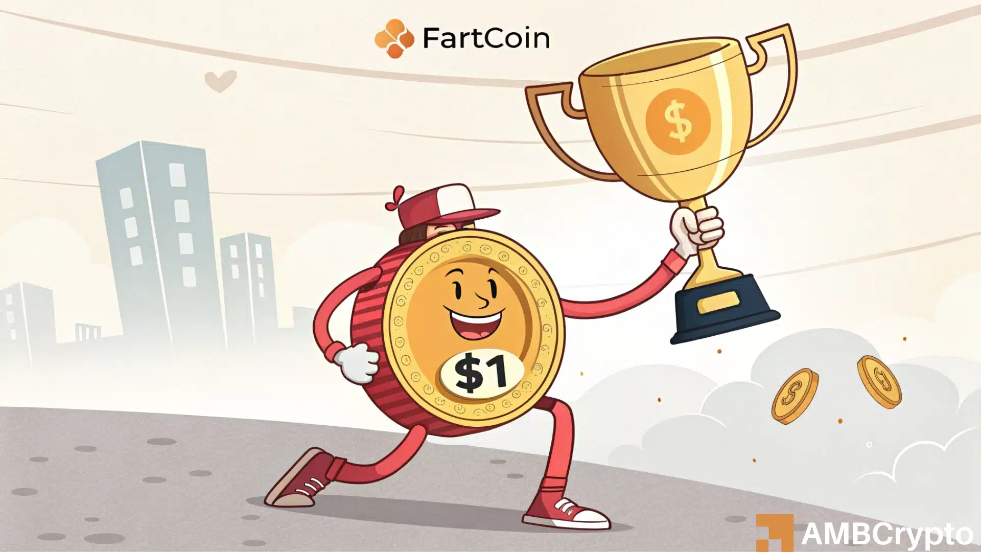 Fartcoin sees 8.5M token sell-off, yet $1 may be closer than you think