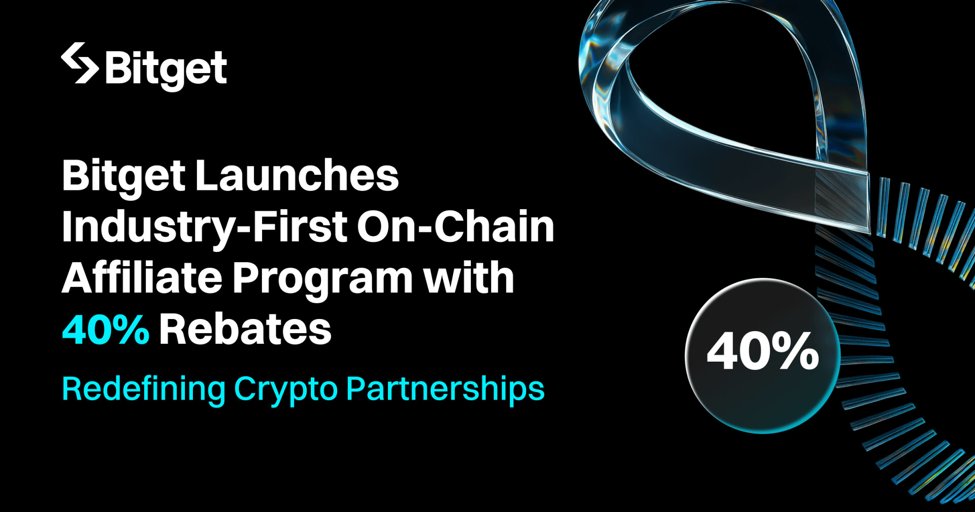 Bitget’s Industry-First On-Chain Affiliate Program Supports Content Creators with 40% Rebates