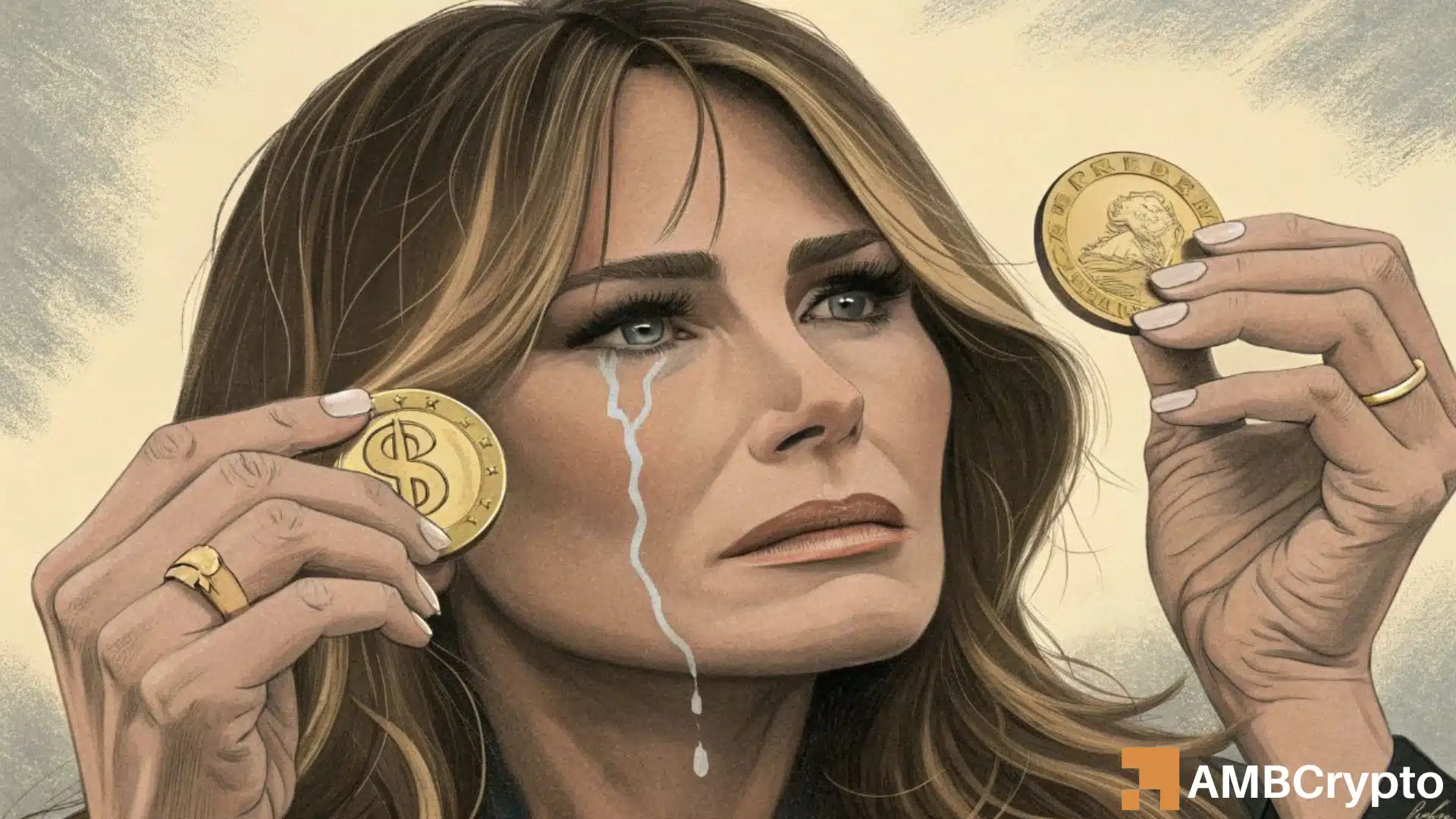 MELANIA falls, buyers vanish, and sell-offs continue: Hanging on by a thread?